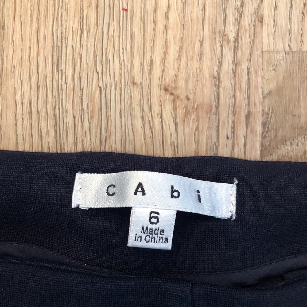 CAbi Navy stretch legging.